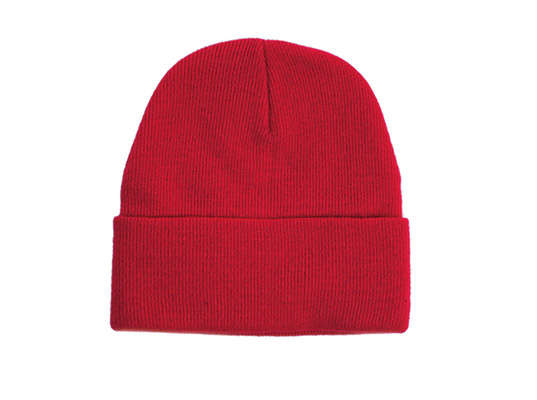 Kids Aspen Beanie - red