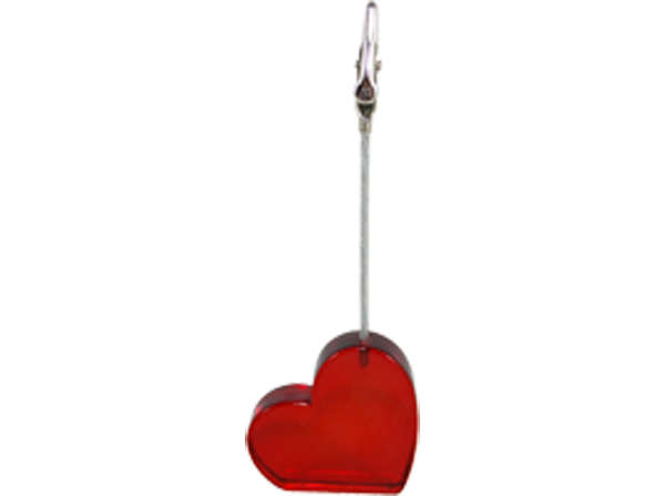 Memo Clip - Heart (P967R)