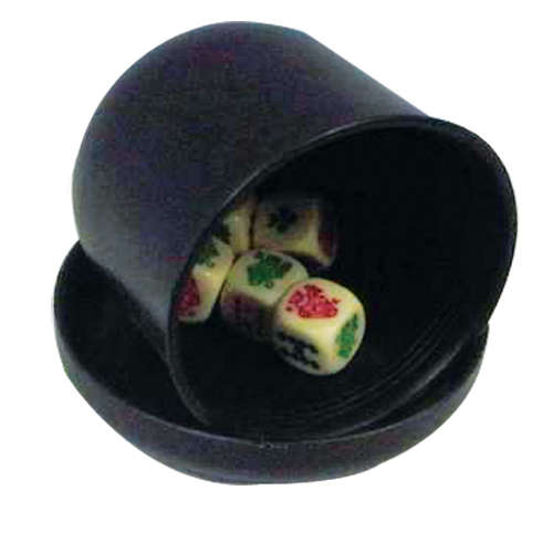 Poker dice and shaker
