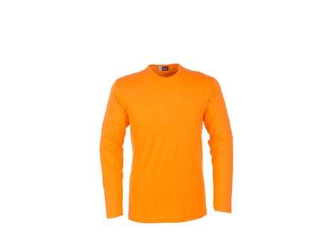 US Basic Long Sleeve Portland T-shirt - Mens - orange (BAS-800)