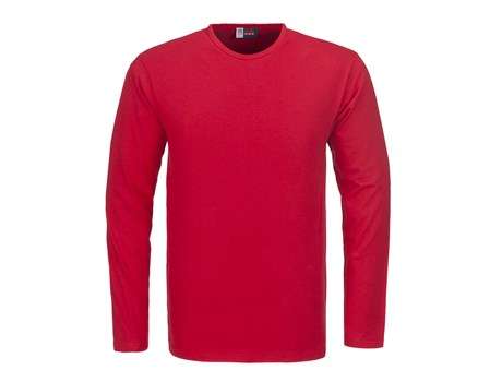 US Basic Long Sleeve Portland T-shirt - Mens - red (BAS-800)