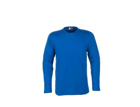 US Basic Long Sleeve Portland T-shirt - Mens - royal blue (BAS-800)