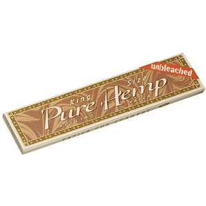 Pure Hemp rolling papers King Size unbleached - 1x50