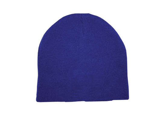 Skull Beanie - royal blue