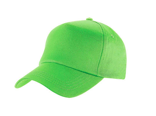 Superior 5 Panel Cap - lime