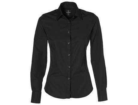 Elevate Sycamore long sleeve shirt - Ladies - black (ELE-4013)