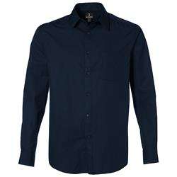 Elevate Sycamore long sleeve shirt - Mens - navy (ELE-4012)
