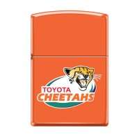 Zippo Lighter: Cheetahs - Toyota Orange Matt
