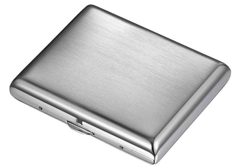Cigarette Case - Brush Chrome 20s (Cigg032)