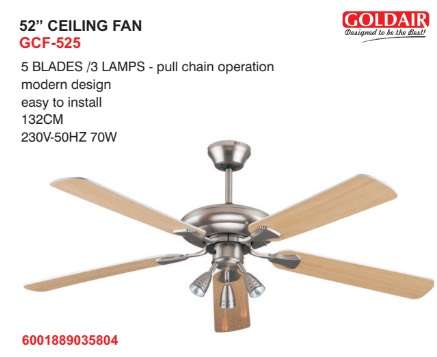 Goldair 132cm ceiling fan (GCF-525)