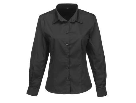 US Basic Long Sleeve Milano Shirt - Ladies - black (BAS-7773)