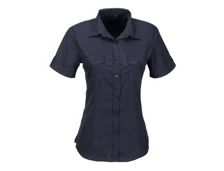 US Basic Short Sleeve Kensington Shirt - Ladies - navy (BAS-7757)
