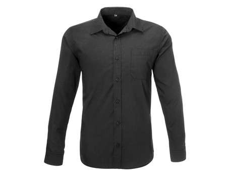 US Basic Long Sleeve Kensington Shirt - Mens - black (BAS-7758)
