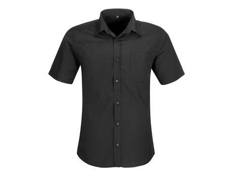 US Basic Short Sleeve Kensington Shirt - Mens - black (BAS-7756)