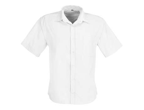 US Basic Short Sleeve Milano Shirt - Mens - white (BAS-7770)