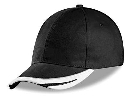US Basic Bronx 6 Panel Cap - black (CAP-1008)