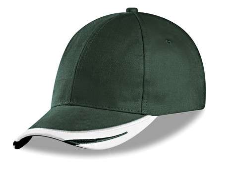 US Basic Bronx 6 Panel Cap - green (CAP-1008)