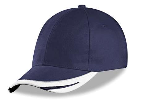 US Basic Bronx 6 Panel Cap - navy (CAP-1008)