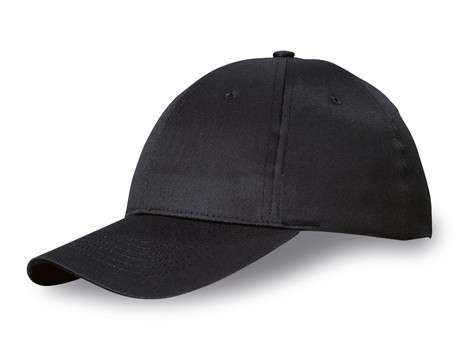 US Basic Detroit 6 Panel Cap - black (CAP-801)