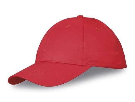 US Basic Detroit 6 Panel Cap - red (CAP-801)