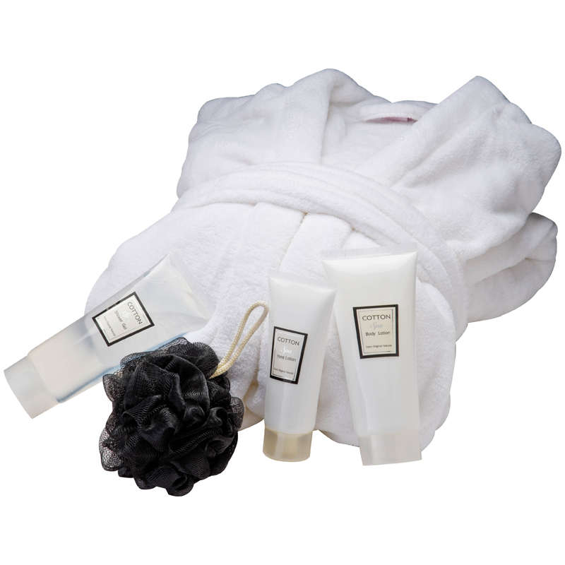 Bath set with bathrobe (77961)