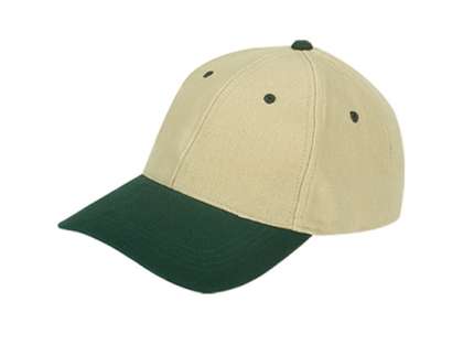Classic Two-Tone cap - khaki/bottle green