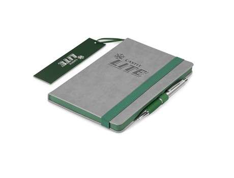 Colourblock A5 Notebook - dark green (NB-9777)