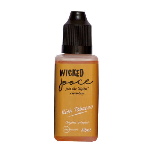 Wicked Jooce E-Cigarette Liquids: Rich Tobacco (1x5x30ml)