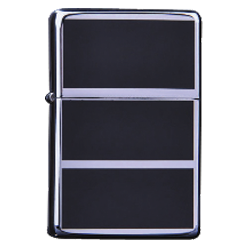 Zorro Lighter: Brick Black and Silver