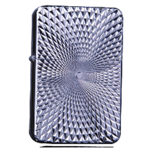 Zorro Lighter: Silver Illusion Engraving