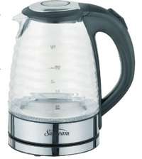 Sunbeam Ribbed Glass Kettle (SGRK-017)