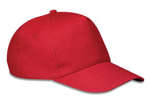 Altitude Brooklyn 5 panel cap - red