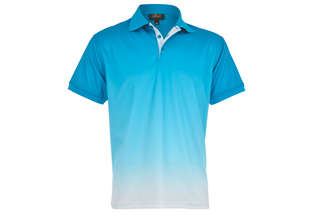 Altitude Dakota Golf Shirt - Mens - aqua