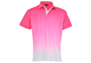 Altitude Dakota Golf Shirt - Mens - pink