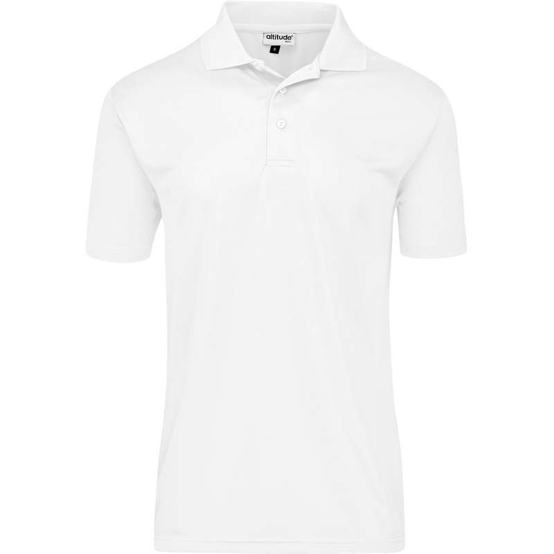 Altitude Pro Golf Shirt - Mens - white (ALT-PGM)