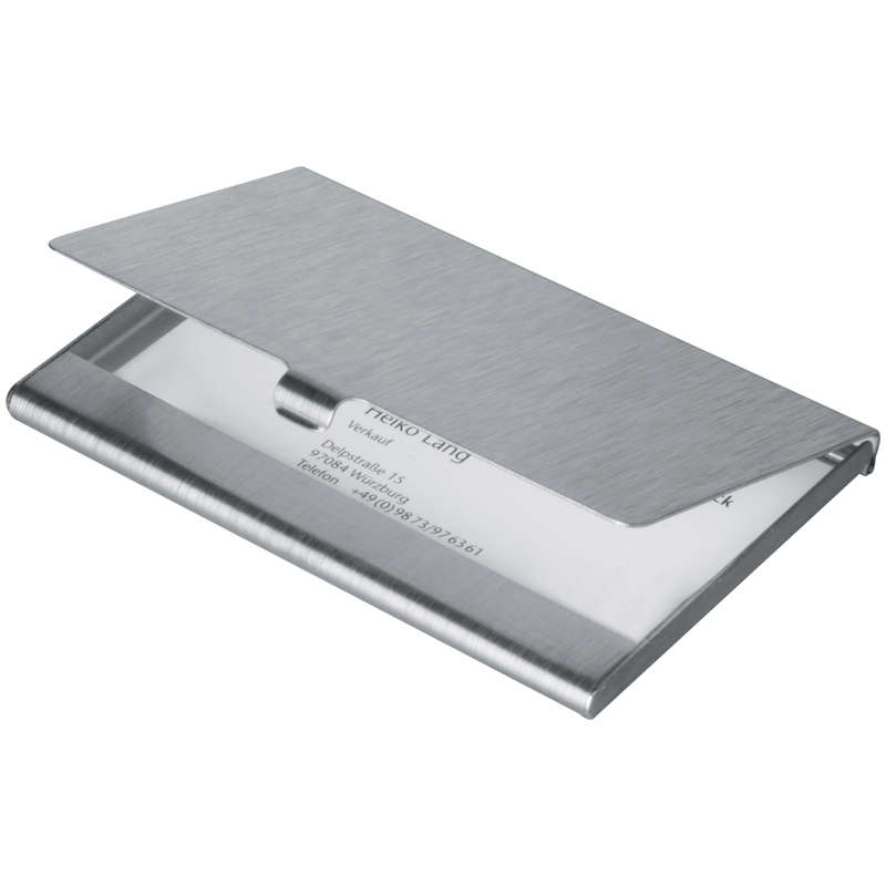 Aluminium business card holder (22225)