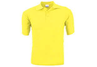 Altitude Basic Pique Golfer - Mens - yellow