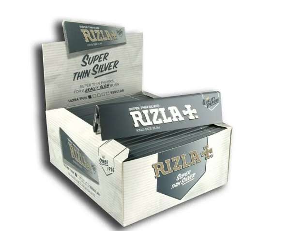 Rizla Paper - Silver King Size Slim (50) (RRSW)