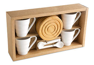 Walnut Espresso Set