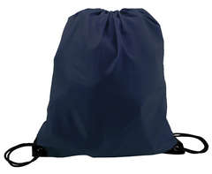 210D Poly String Bag - navy (BAG046E)