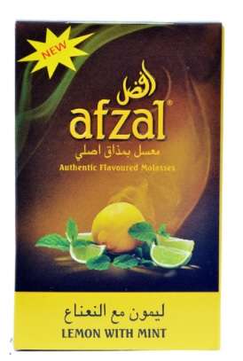 Hubbly Bubbly Afzal Molasses: Lemon with mint