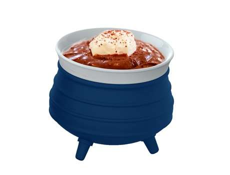 Andy Cartwright Poykie - Ceramic pot with silicone cover - navy (AC-2000)
