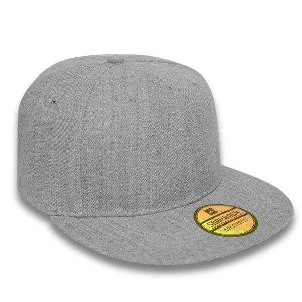 Signature Snapback cap - grey melange