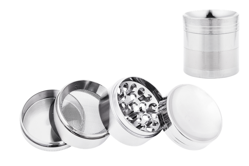 Tobacco Grinder - 4 Part Gunmetal - 340303