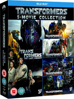 Transformers 1-5 Movie Collection (Blu Ray)