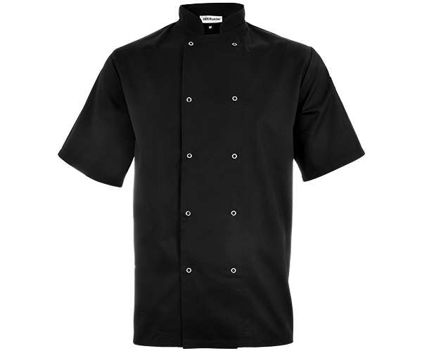 Altitude Zest short sleeve chef jacket - black