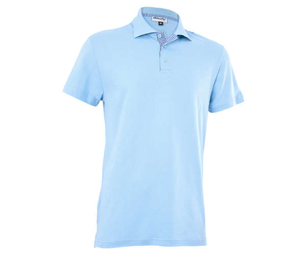 Altitude New York Golf Shirt - Mens - sky blue
