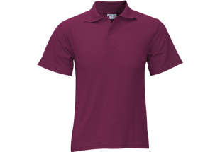 Altitude Basic Pique Kids golfer - maroon