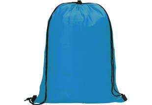 Daily drawstring bag - cyan
