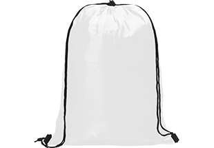 Daily drawstring bag - white